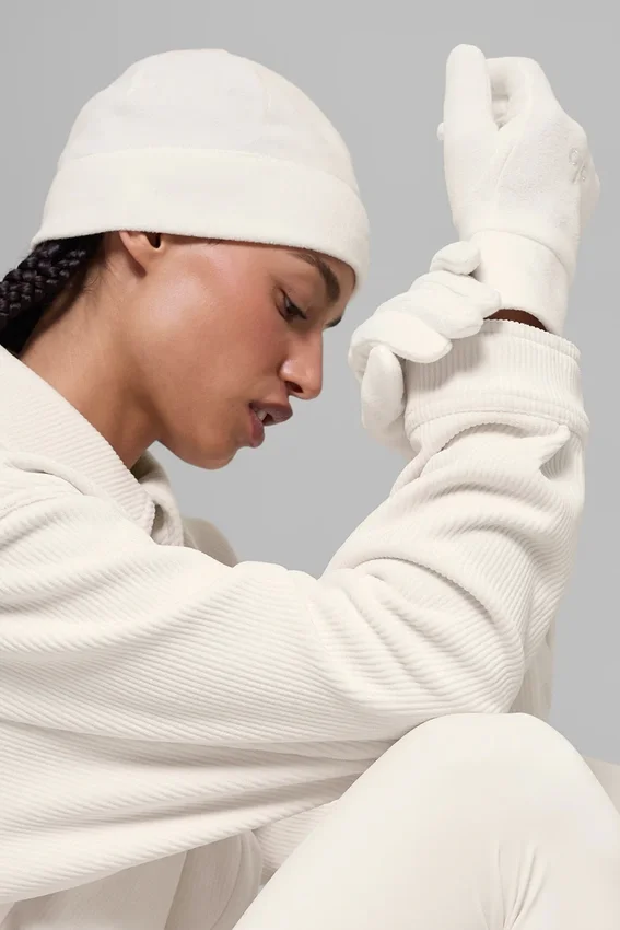 Performance Fleece Handskar – Ivory/Ivory