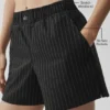 Pinstripe Daylight shorts – Svart/Titan