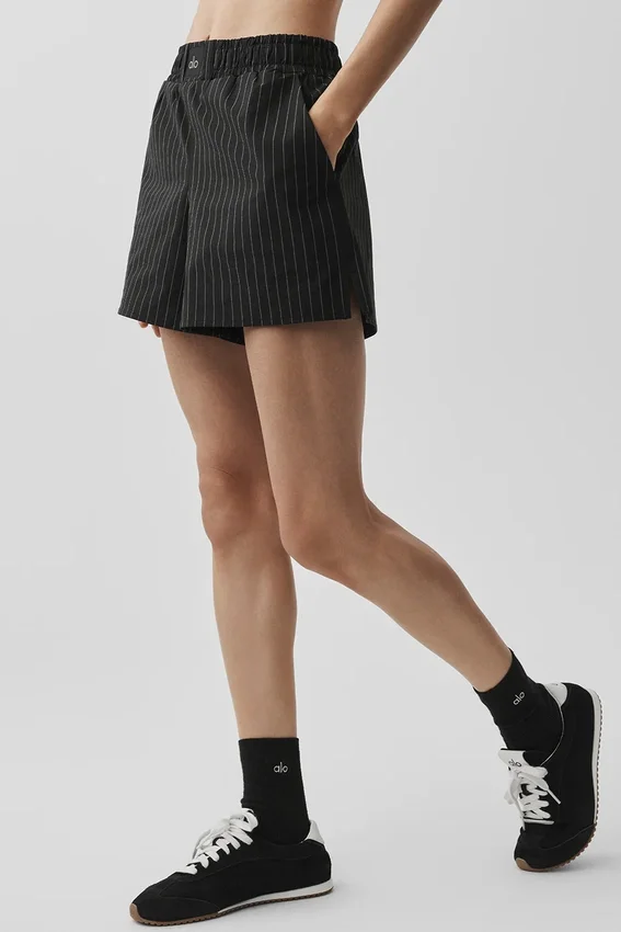 Pinstripe Daylight shorts – Svart/Titan