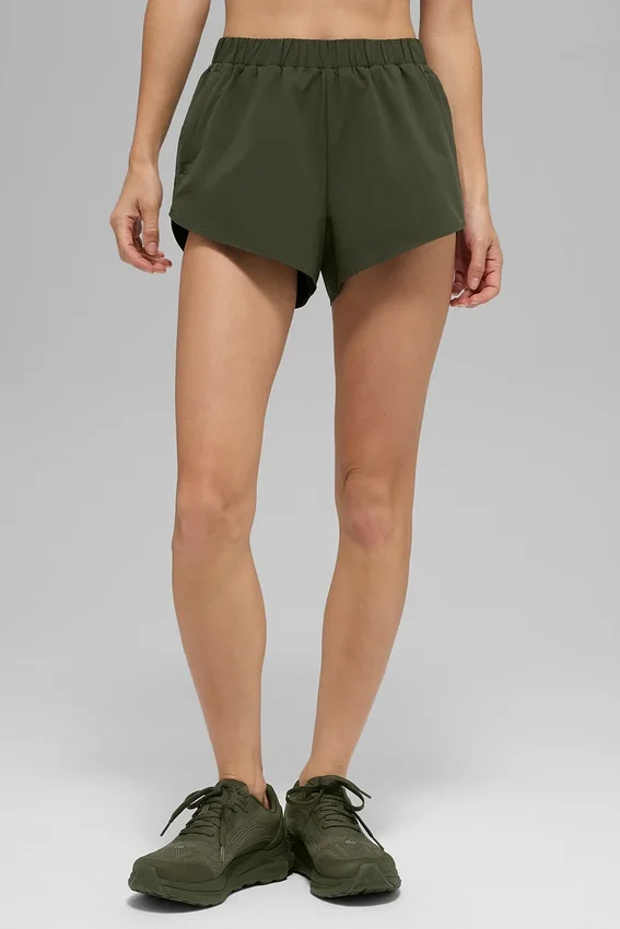 Playmaker Dolphin Shorts – Grön oliv