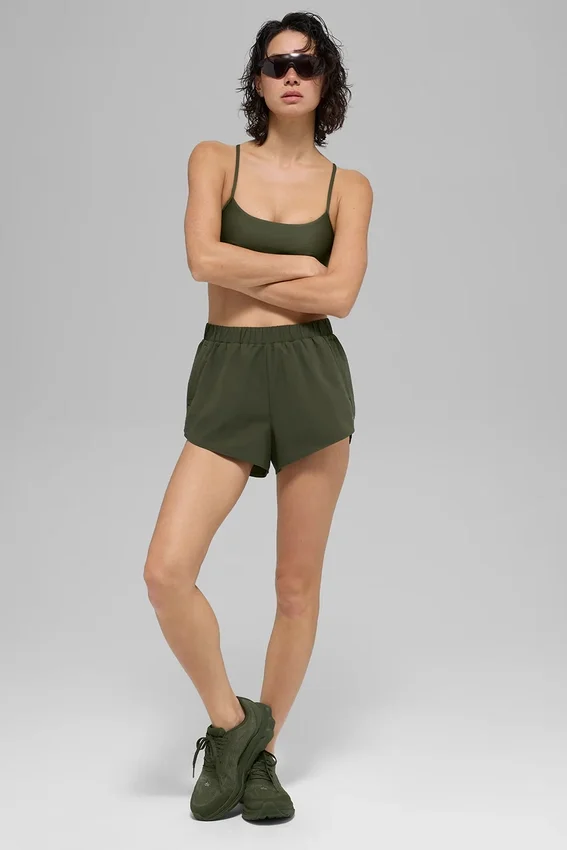 Playmaker Dolphin Shorts – Grön oliv