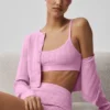 Pointelle-tröja Be Mine-bh – Candy Heart Pink
