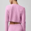 Pointelle-tröja Be Mine Cardigan – Candy Heart Pink