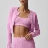 Pointelle-tröja Be Mine Cardigan – Candy Heart Pink