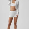 Pointelle-tröja Be Mine Cardigan – halvgenomskinlig vit