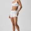 Pointelle-tröja Be Mine Hot Short – Semi Sheer White