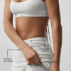 Pointelle-tröja Be Mine Hot Short – Semi Sheer White