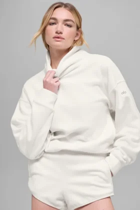 Polar Fleece Hazy-tröja – Elfenben