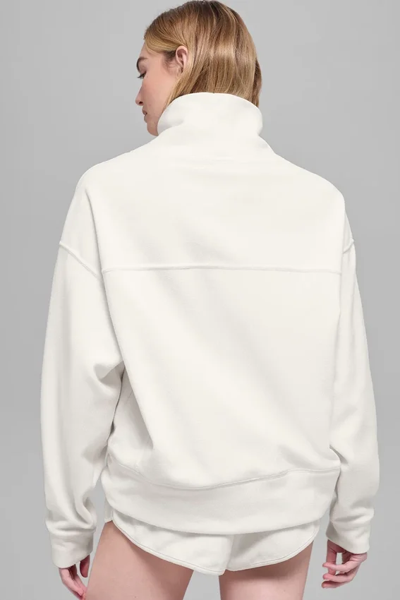 Polar Fleece Hazy-tröja – Elfenben