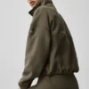 Polar Fleece Retreat Cover up – Olive Tree