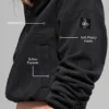 Polar Fleece Retreat Cover up – Svart