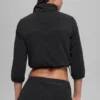 Polar Fleece Retreat kort jacka – svart