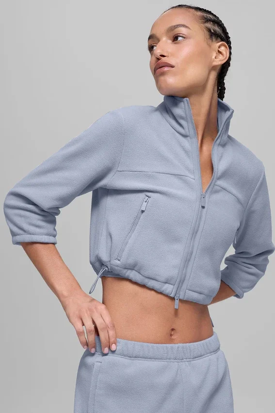 Polar Fleece Retreat kort jacka – Winter Frost