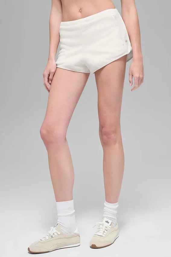 Polar Fleece Retreat Shorts – Ivory