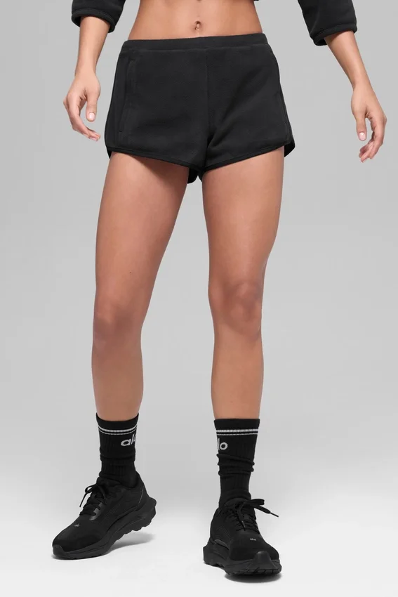 Polar Fleece Retreat Shorts – Svart