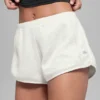 Polar Fleece Retreat Shorts – vit melerad grå