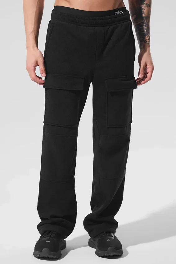 Polar Fleece Ridge-cargobyxor – Svart
