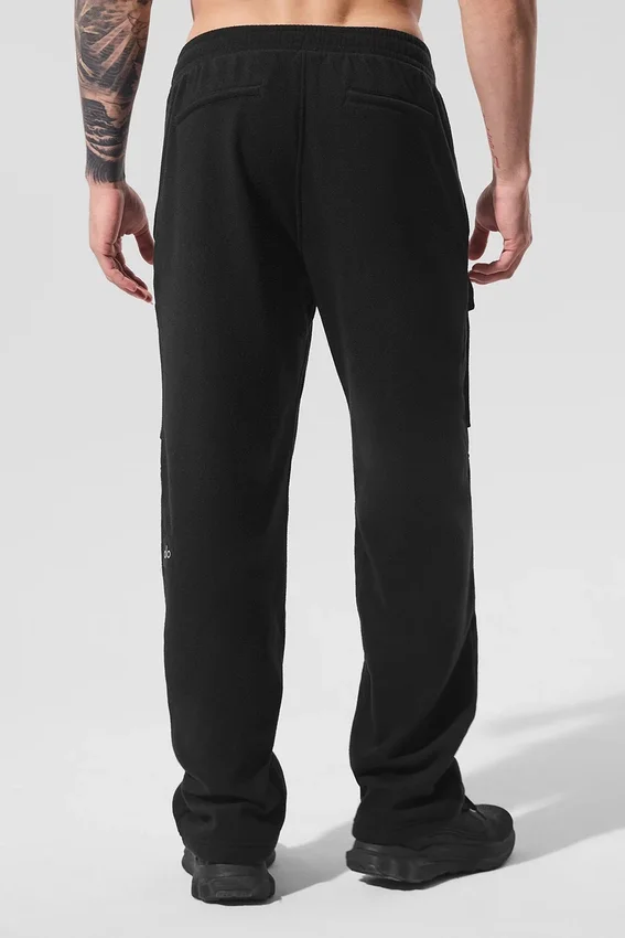 Polar Fleece Ridge-cargobyxor – Svart