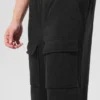 Polar Fleece Ridge-cargobyxor – Svart