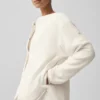 Polar Fleece Take Note-jacka – elfenben