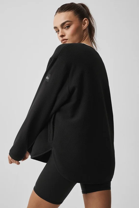 Polar Fleece Take Note-jacka – Svart