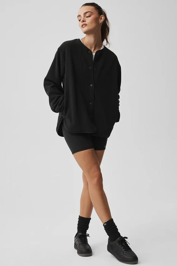 Polar Fleece Take Note-jacka – Svart