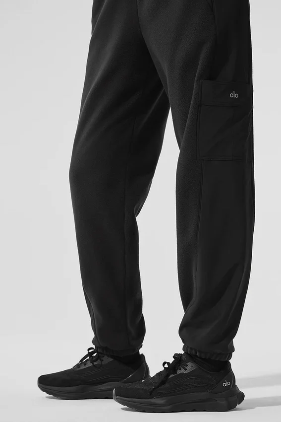 Polar Fleece Wintry Mix Byxor – Svart