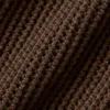 Öppenstickade shorts – Espresso