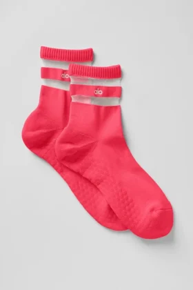 Pulse Grip-strumpor för dam – Candy Red