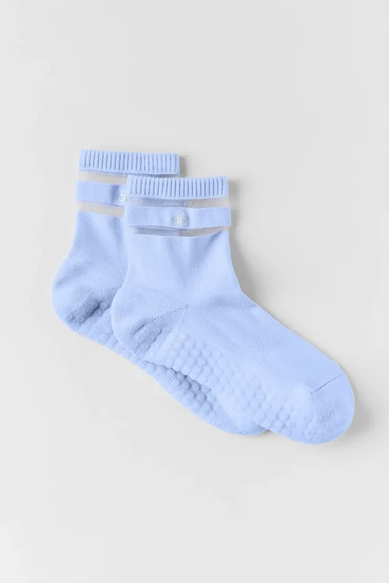 Pulse Grip-strumpor för dam – Light Provence Blue