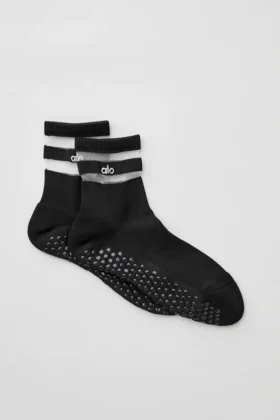 Pulse Grip-strumpor för dam – svart