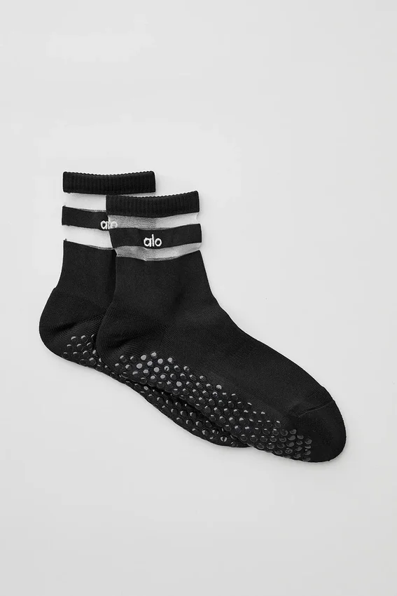 Pulse Grip-strumpor för dam – svart
