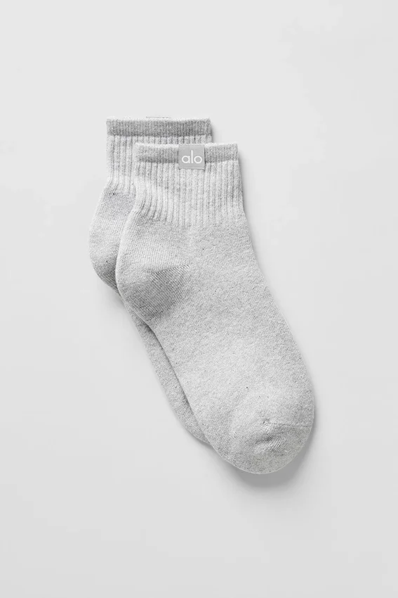 Quarter Crew Street Strumpor – Athletic Heather Grey