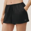 Radiance-shorts i silkesblandning – svart
