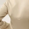 Radiance-tröja med långärmta design – sandbeige