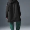 Rain or Shine Puffer Long Coat – Svart