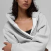 Renown Heavy Weight Full Zip Huvtröja – Athletic Heather Grey