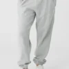 Renown Heavy Weight-mjukisbyxor med uppvikt benslut – Athletic Heather Grey