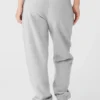Renown Heavy Weight-mjukisbyxor med uppvikt benslut – Athletic Heather Grey