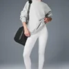 Renown tjock tröja med rund hals – Athletic Heather Grey