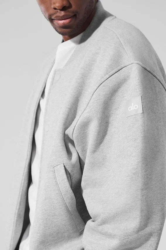 Renown Varsity-jacka – Athletic Heather Grey