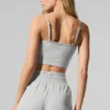 Ribbad, delikat loungetopp – Athletic Heather Grey