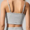 Ribbad, delikat loungetopp – Athletic Heather Grey