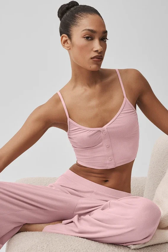 Ribbad, delikat loungetopp – vintagerosa