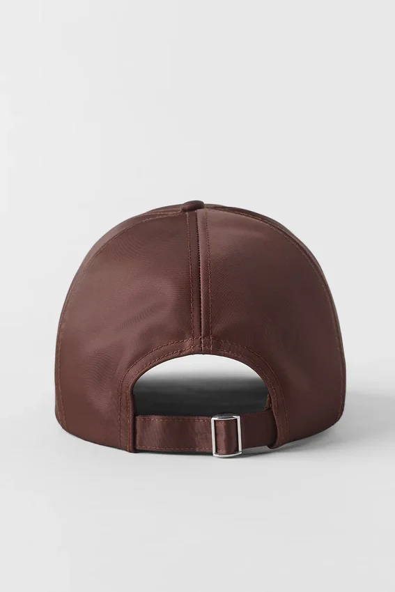 Satin Off-Duty-kepsar – Brownstone