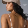 Satin Off-Duty-kepsar – Taupe Satin