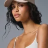 Satin Off-Duty-kepsar – Taupe Satin