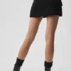 Scholar Knit Cargo-kjol – Svart
