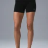 Scholar Knit High-Waist Short – Svart