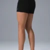 Scholar Knit High-Waist Short – Svart